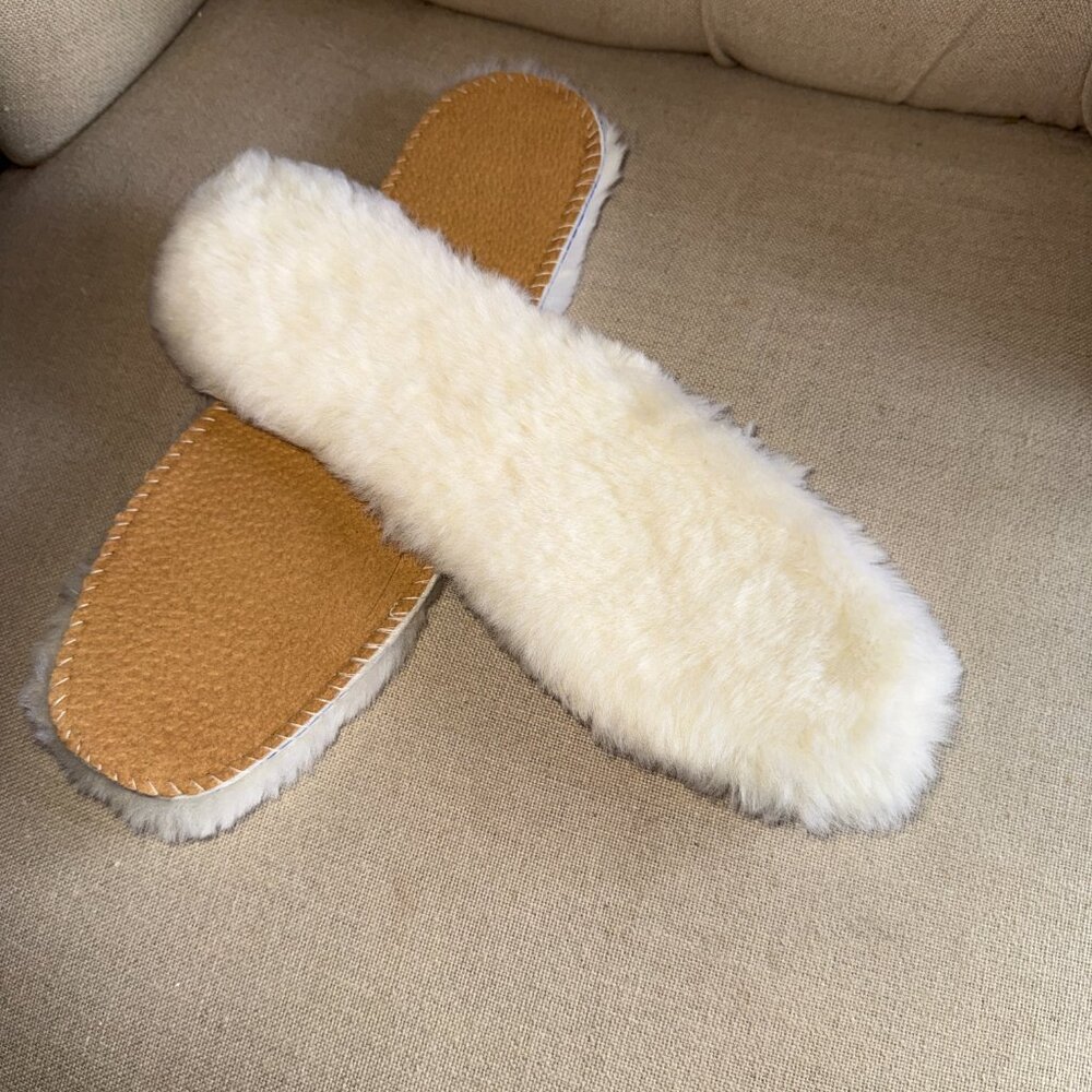 Replacement Australian Sheepskin Shoe Insoles Extra Comfort for Walking Mens 11